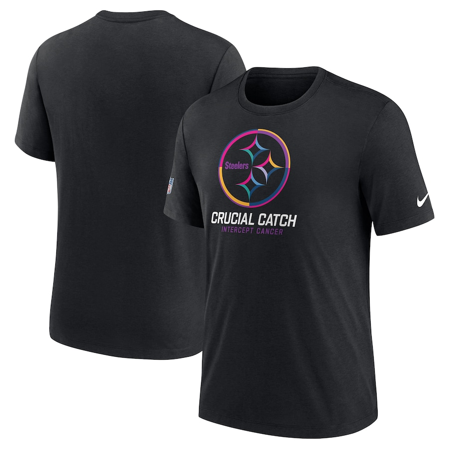Men Pittsburgh Steelers 2024 Nike NFL black T shirts